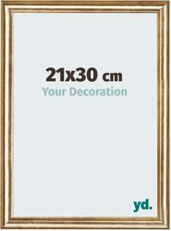 Fotolijst 21x30 cm - Goud Antiek - MDF - Lazio