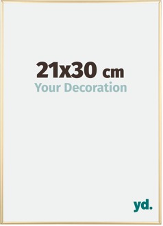 Fotolijst 21x30 cm - Goud Glans - Aluminium - Austin