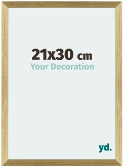 Fotolijst 21x30 cm - Goud Glans - MDF - Mura