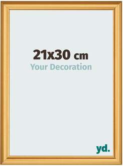 Fotolijst 21x30 cm - Goud Mat - MDF - Lazio
