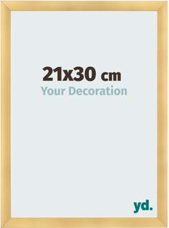 Fotolijst 21x30 cm - Goud Mat - MDF - Pisa