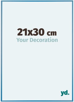 Fotolijst 21x30 cm - Staal Blauw - Aluminium - Austin