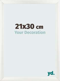Fotolijst 21x30 cm - Wit Geveegd - MDF - Pisa