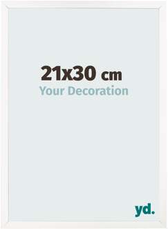 Fotolijst 21x30 cm - Wit Hoogglans - MDF - Bologna