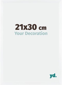 Fotolijst 21x30 cm - Wit Mat - MDF - Catania