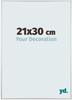 Fotolijst 21x30 cm - Zilver Mat - Aluminium - Austin