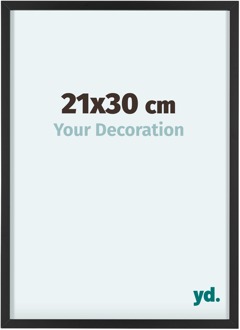 Fotolijst 21x30 cm - Zwart - Aluminium - Virginia