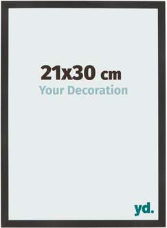 Fotolijst 21x30 cm - Zwart Mat - MDF - Bologna