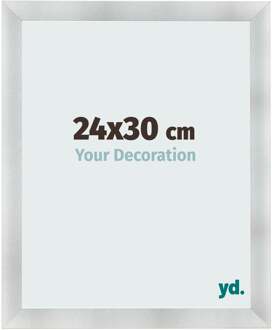 Fotolijst 24x30 cm - Aluminium Geborsteld - MDF - Pisa