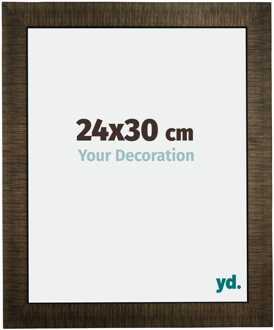 Fotolijst 24x30 cm - Champagne Geborsteld - Hout - Leeds
