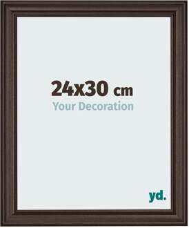 Fotolijst 24x30 cm - Eiken Donker - MDF - Lazio