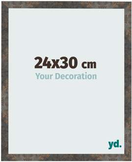 Fotolijst 24x30 cm - Geoxideerd Metaal - MDF - Bologna
