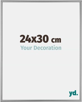 Fotolijst 24x30 cm - Platina - Aluminium - Kent