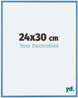 Fotolijst 24x30 cm - Staal Blauw - Aluminium - Kent