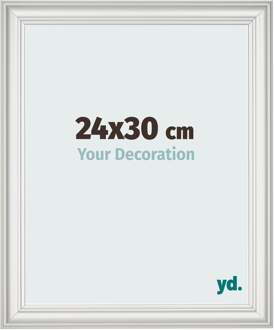 Fotolijst 24x30 cm - Wit Geveegd - MDF - Lazio