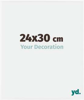 Fotolijst 24x30 cm - Wit Hoogglans - Kunststof - Evry