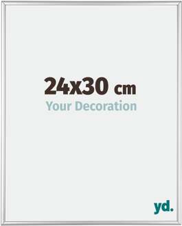 Fotolijst 24x30 cm - Zilver Glanzend - Aluminium - Austin
