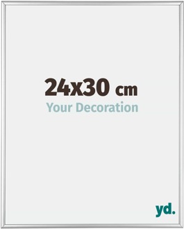 Fotolijst 24x30 cm - Zilver Hoogglans - Aluminium - Kent