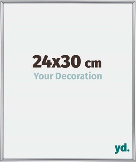 Fotolijst 24x30 cm - Zilver Hoogglans - Kunststof - Annecy
