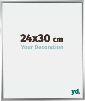 Fotolijst 24x30 cm - Zilver - Kunststof - Bordeaux