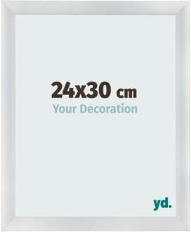 Fotolijst 24x30 cm - Zilver Mat - MDF - Pisa
