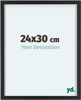 Fotolijst 24x30 cm - Zwart - Aluminium - Virginia