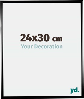 Fotolijst 24x30 cm - Zwart Hoogglans - Kunststof - Bordeaux