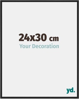 Fotolijst 24x30 cm - Zwart Mat - Aluminium - New York