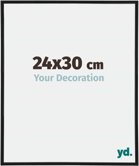 Fotolijst 24x30 cm - Zwart Mat - Kunststof - Annecy
