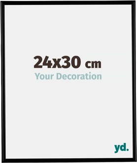 Fotolijst 24x30 cm - Zwart Mat - Kunststof - Bordeaux