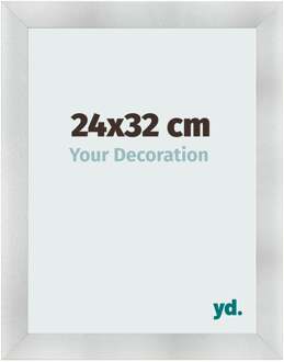 Fotolijst 24x32 cm - Aluminium Geborsteld - MDF - Pisa