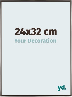 Fotolijst 24x32 cm - Antraciet - Kunststof - Evry