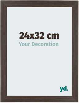 Fotolijst 24x32 cm - Eiken Donker - MDF - Mura