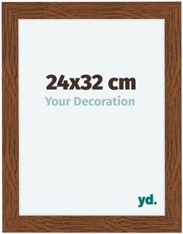 Fotolijst 24x32 cm - Eiken Rustiek - MDF - Como