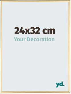 Fotolijst 24x32 cm - Goud Glans - Aluminium - Austin