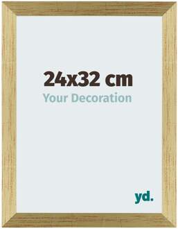 Fotolijst 24x32 cm - Goud Glans - MDF - Mura