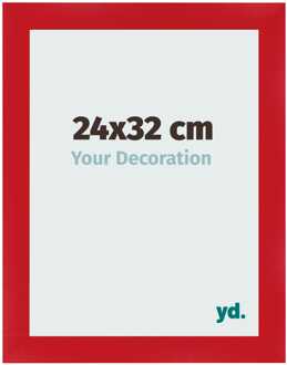 Fotolijst 24x32 cm - Rood - MDF - Pisa