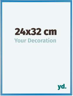 Fotolijst 24x32 cm - Staal Blauw - Aluminium - Kent