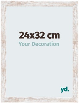 Fotolijst 24x32 cm - White Wash - MDF - Catania
