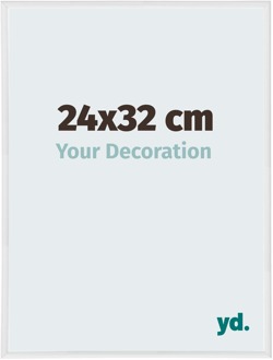 Fotolijst 24x32 cm - Wit Hoogglans - Kunststof - Annecy