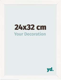 Fotolijst 24x32 cm - Wit Hoogglans - MDF - Bologna