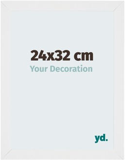 Fotolijst 24x32 cm - Wit Hoogglans - MDF - Mura