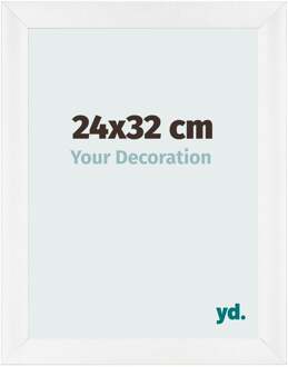 Fotolijst 24x32 cm - Wit Hoogglans - MDF - Pisa