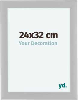 Fotolijst 24x32 cm - Wit - Houtnerf - MDF - Como Wit Houtnerf