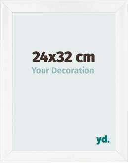 Fotolijst 24x32 cm - Wit Mat - MDF - Pisa