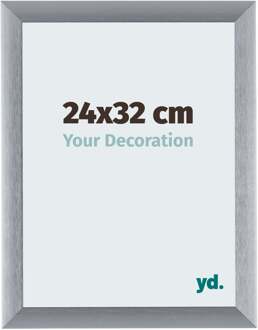 Fotolijst 24x32 cm - Zilver Geborsteld - Aluminium - Tucson
