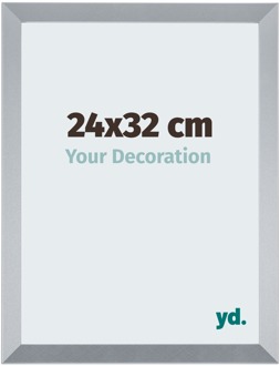 Fotolijst 24x32 cm - Zilver Glans - MDF - Catania