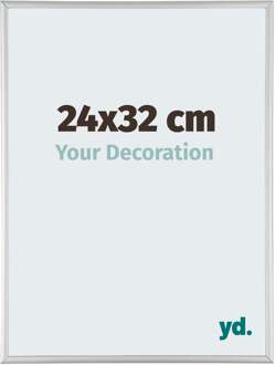 Fotolijst 24x32 cm - Zilver Mat - Aluminium - Austin