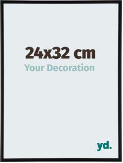 Fotolijst 24x32 cm - Zwart Mat - Aluminium - Austin