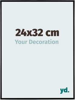 Fotolijst 24x32 cm - Zwart Mat - Kunststof - Evry